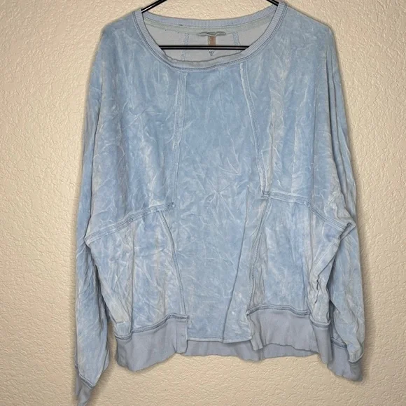 Free People Movement Strive on Sweat Velvet Pullover Sweatshirt - Picture 2 of 8